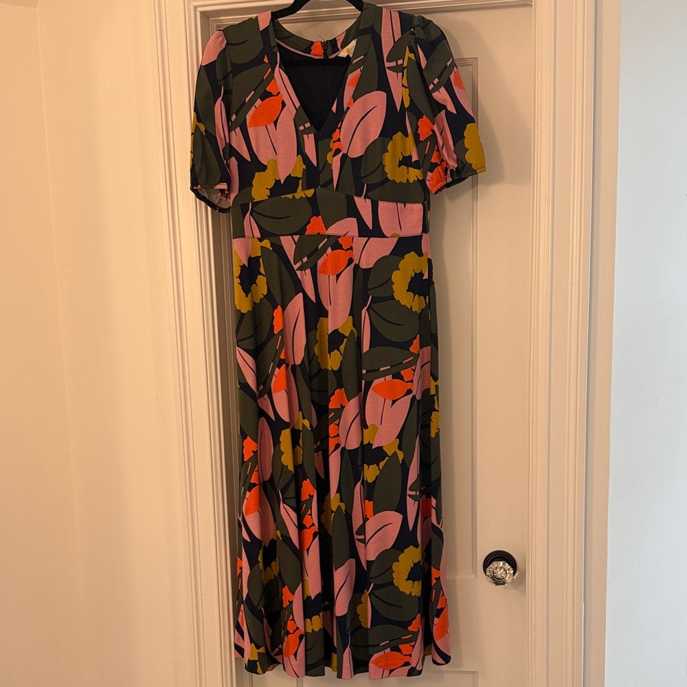 Boden Multicolor Floral Maxi Dress